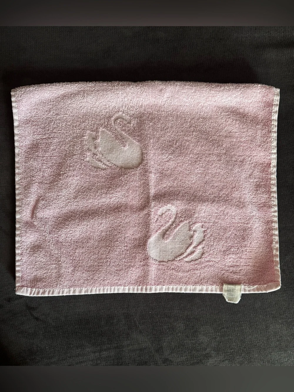 Swan Hand Towel Vintage